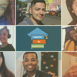 A collage of photos of the students the To&Through team talked to this summer about the impact of COVID-19 on their college persistence journeys.